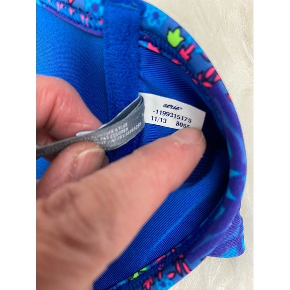 Aerie NINA Size 36C Blue Push Up Bikini Top - Picture 7 of 7